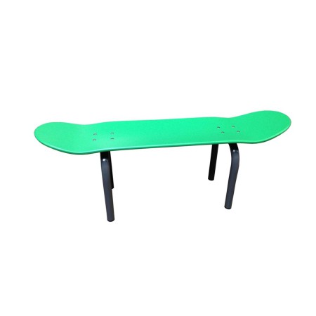 banc skateboard vert leçons de choses