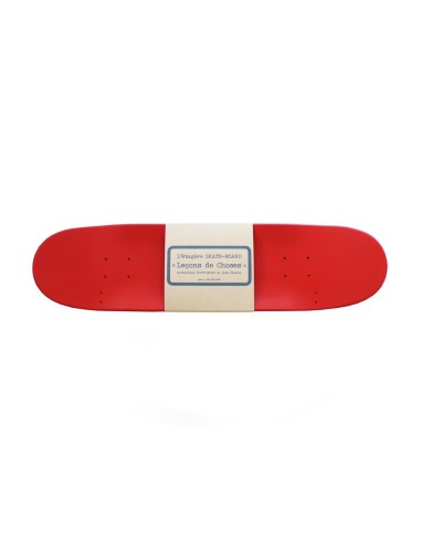 Etagères skateboard rouge murale leçons de choses