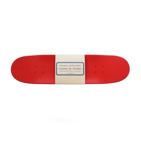 Etagères skateboard rouge murale leçons de choses