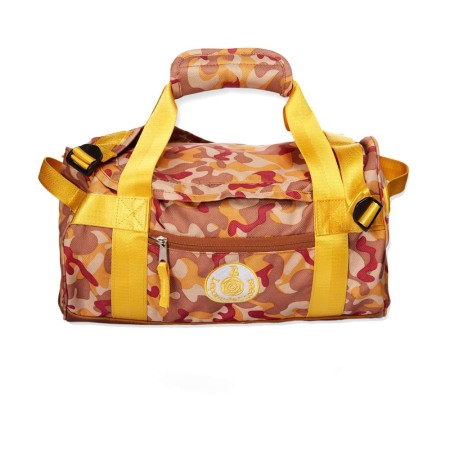 Sac à dos retro sport turquoise bande  arc en ciel