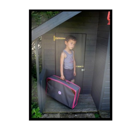 Valise ,voyage et rangement Leçons de Choses vert/rose