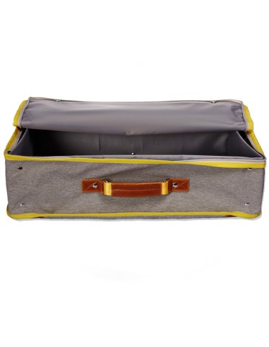 Valise ,voyage et rangement Leçons de Choses vert/rose