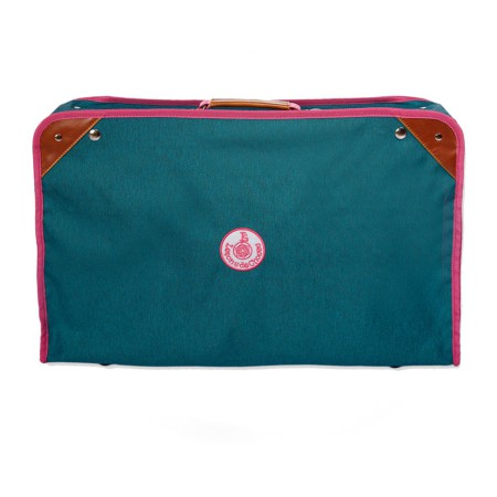 Valise ,voyage et rangement Leçons de Choses vert/rose