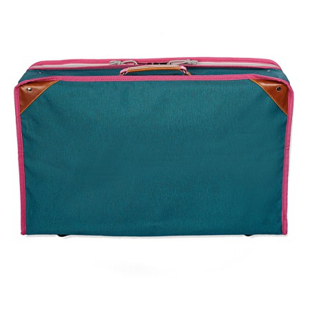 Valise ,voyage et rangement Leçons de Choses vert/rose