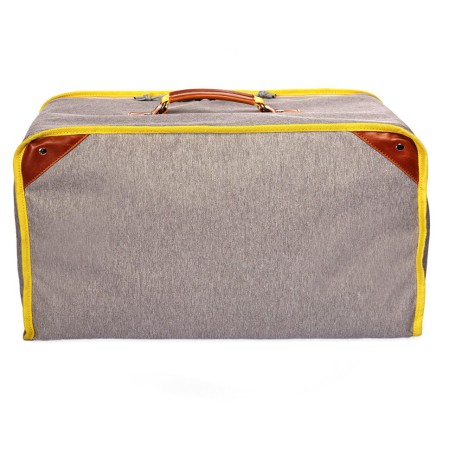 GRANDE MALLE , CAISSE DE RANGEMENT MARINE ROUGE