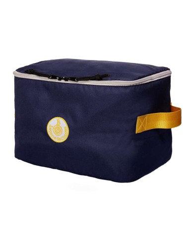 CAISSE DE RANGEMENTEN TISSU  MARINE JAUNE