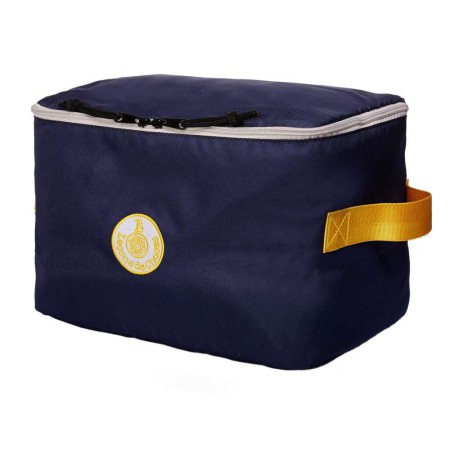 CAISSE DE RANGEMENTEN TISSU  MARINE JAUNE