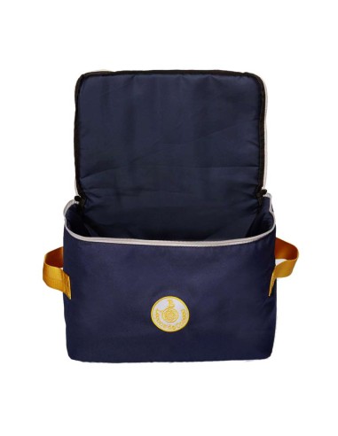 CAISSE DE RANGEMENTEN TISSU  MARINE JAUNE
