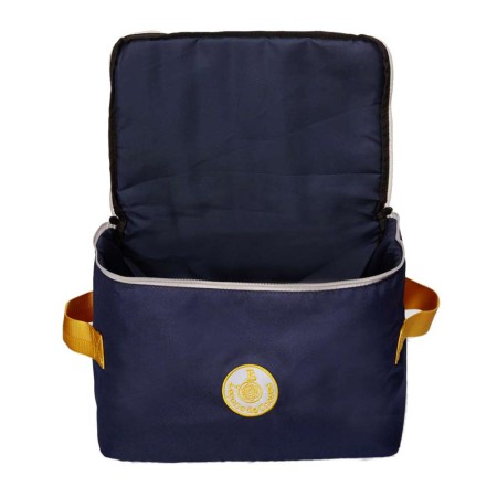 CAISSE DE RANGEMENTEN TISSU  MARINE JAUNE