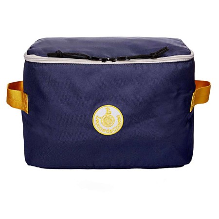 CAISSE DE RANGEMENTEN TISSU  MARINE JAUNE