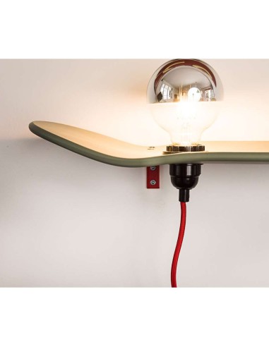 Etagère lampe skate board