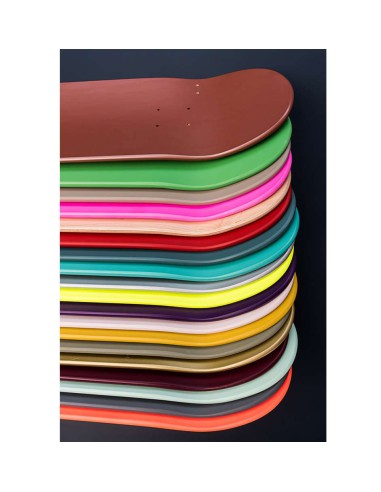 Etagère lampe skate board bois
