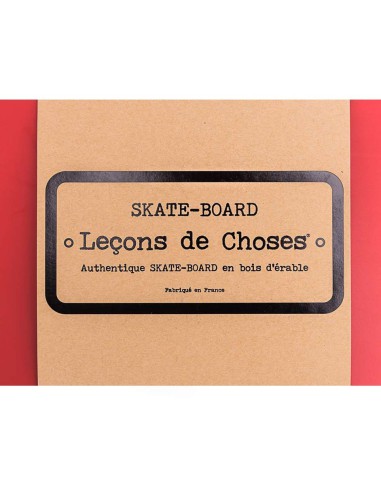 Etagère lampe skate board bois