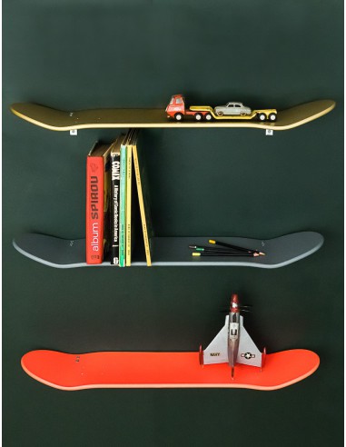 Etagères skate board Orange fluo