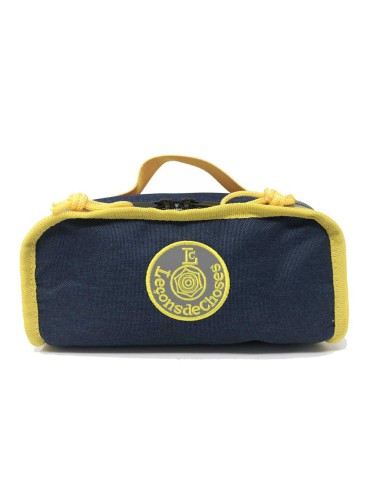 trousse boite fourre-tout marine jaune Leçons de choses