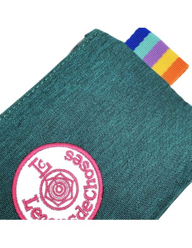 trousse plate turquoise arc en ciel série limitée