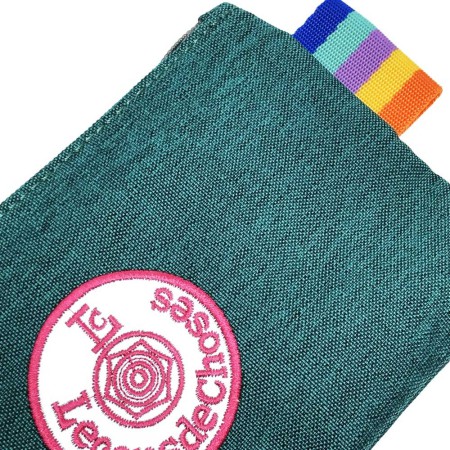 trousse plate turquoise arc en ciel série limitée