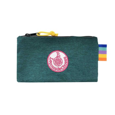 trousse plate turquoise arc en ciel série limitée