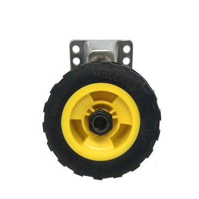 PATERE ROUE DE MECCANO jaune 2