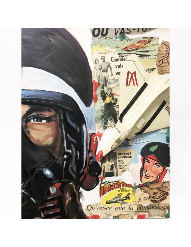 Tableau Petite fille au ballon Leçons de choses