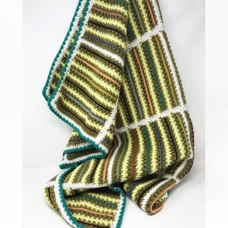 couverture crochet fait main