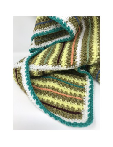couverture crochet fait main
