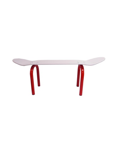 Banc skate rose poudre