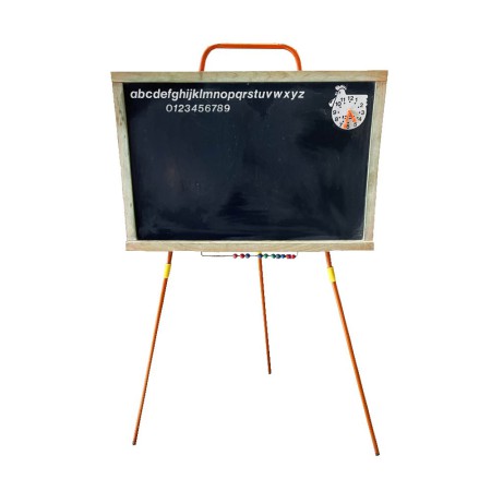 Tableau noir ardoise vintage Leçons de choses