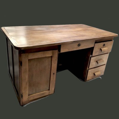 BUREAU MAITRE D ECOLE VINTAGE ANNEE 50
