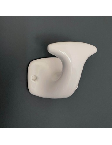 PORTE PEIGNOIR PORCELAINE CERAMIQUE BLANC