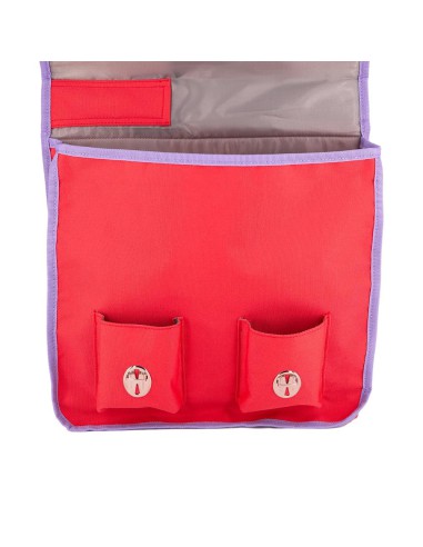 cartable-cp-ce1-rose-funky-et-lilax bande arc en ciel | Leçons de choses