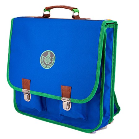 cartable-lecons-de-choses-bleu-roi-vert-cp-ce1 bande arc en ciel | Leçons de choses