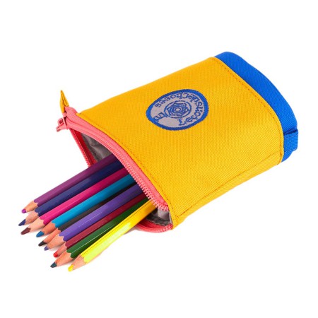 -trousse-porte-crayon-jaune-et-bleu-roi-Leçons de choses