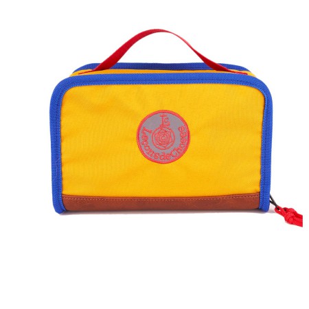 lunchbox vélo jaune et bleu roi isotherme