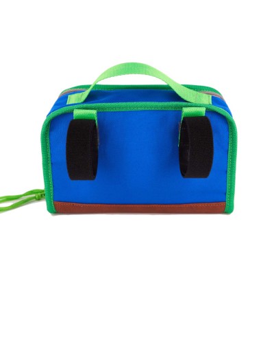 lunchbox bleu roi et verte isotherme