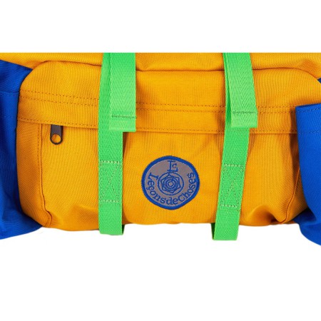 sac banane vélo jaune et bleu roi
