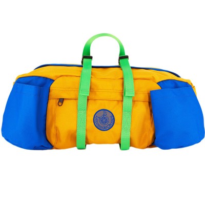 sac banane vélo jaune et bleu roi