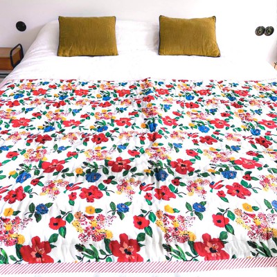 boutis floral plaid fleur enfant 2