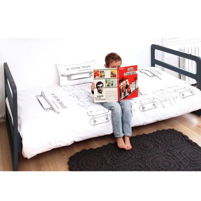 Linge de Lit skate board Leçons de choses