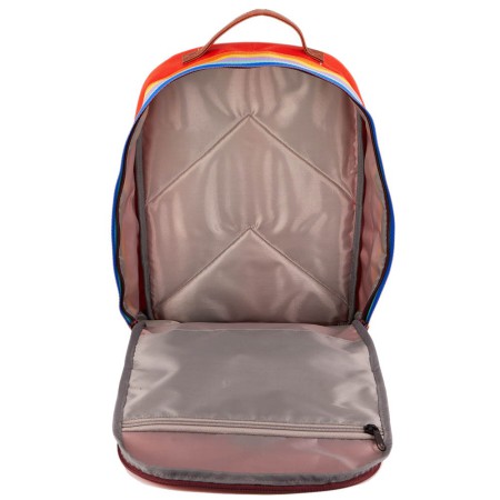 sac-a-dos-retro-rouge-bande-arc-en-ciel