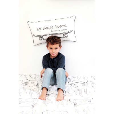 Linge de Lit skate board Leçons de choses