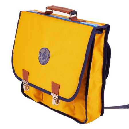 CARTABLE CP CE1 PETIT JAUNE  BANDE ARC EN CIEL