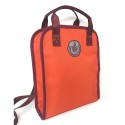 2 EN  1 ,SAC A DOS ET BANDOULIERE MATERNELLE ROUGE