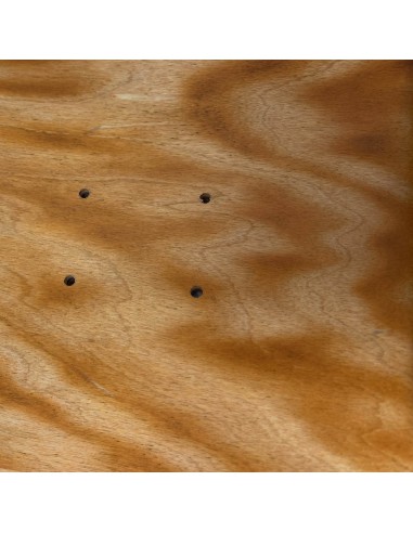 étagère skate board orange brun bois