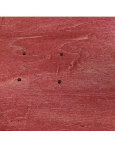 Etagère skate board bois et rouge | Leçons de choses