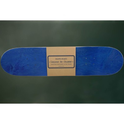 étagère skate board bleu bois