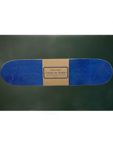 étagère skate board bleu bois