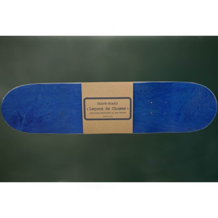 étagère skate board bleu bois