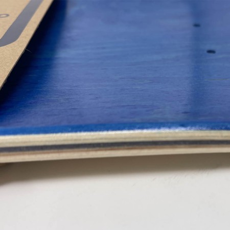 étagère skate board bleu bois