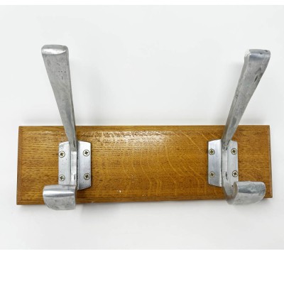 patère ancienne bois et métal école 2